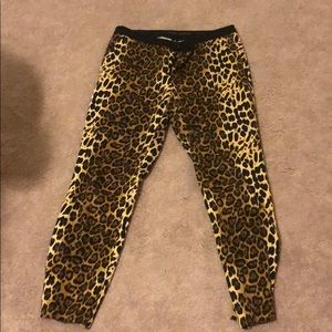 Zara Basic cheetah pants